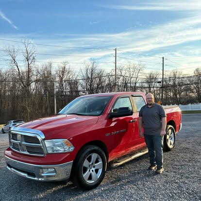 Susquehanna Auto World customer with their vehicle at delivery (5 of 6)